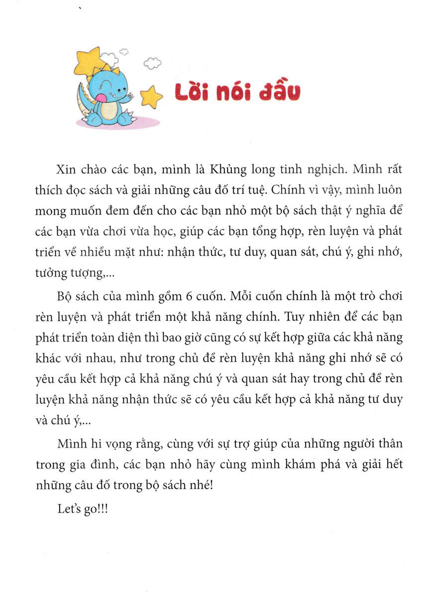Khủng Long Tinh Nghịch - Sân Chơi Trí Tuệ - Giúp Bé Phát Triển Khả Năng Chú Ý