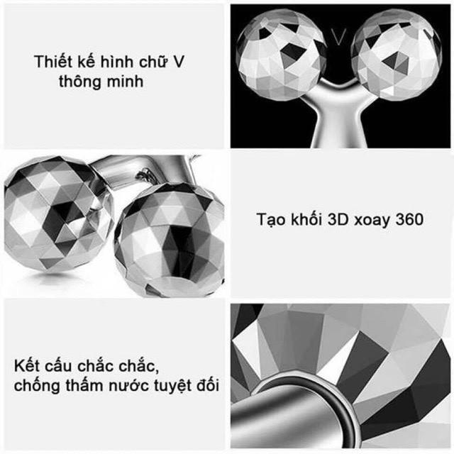 Cây mát xa mặt- Cây lăn mặt- máy mát xa mặt 3D