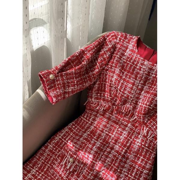 Luna Dress| đầm Tweed cao cấp tay ngắn Story.clothes thời trang nữ