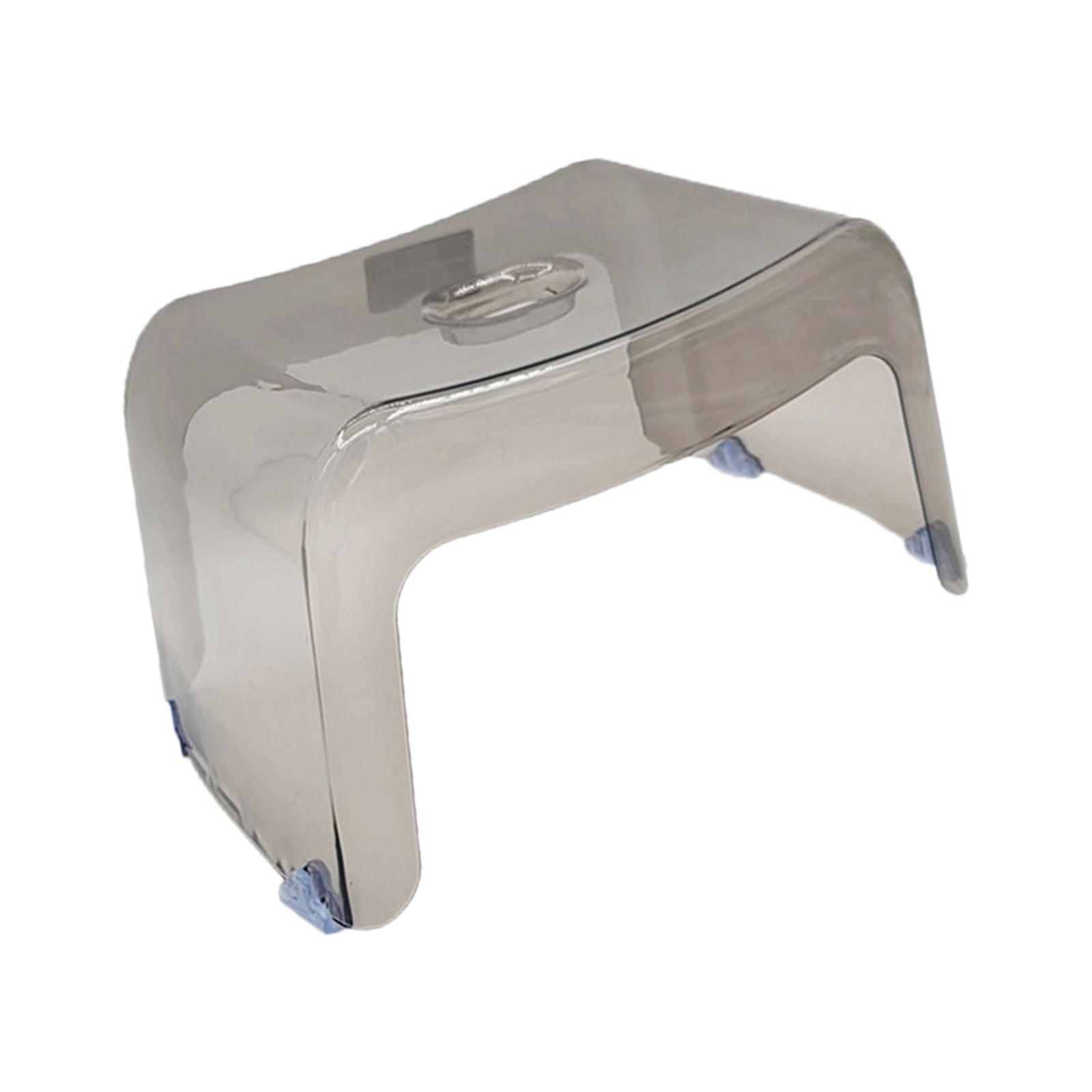 Acrylic Step Stool for Kids Non Slip Stable for Apartment Living Room Adults