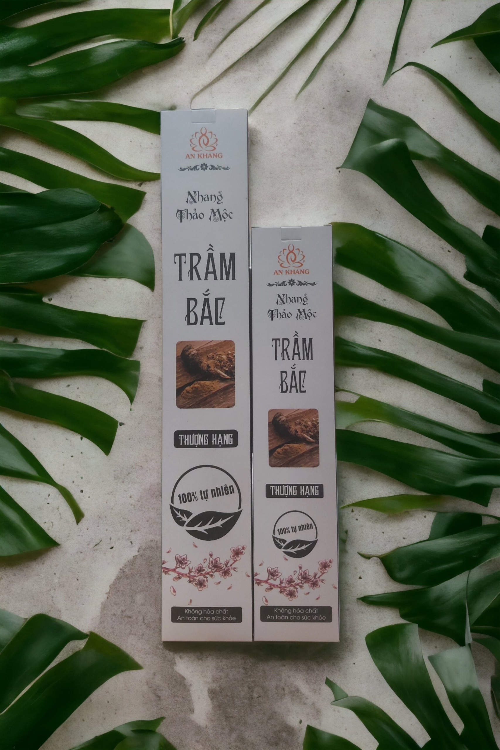Hộp 100 nén nhang Trầm Bắc dài 29cm -Không dùng hóa chất, ít khói, mùi hương dịu nhẹ
