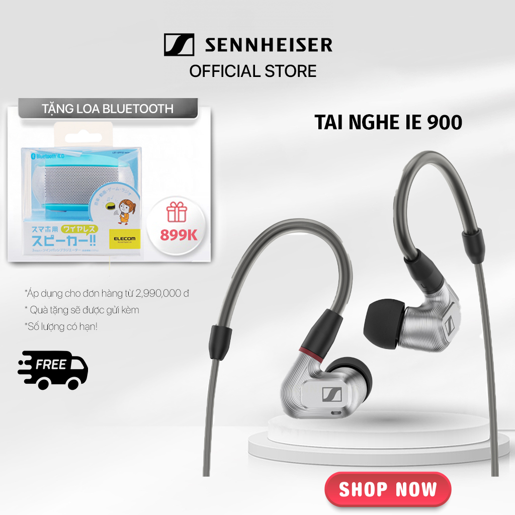 Tai nghe có dây nhét tai cao cấp Sennheiser IE900 - Hàng chính hãng