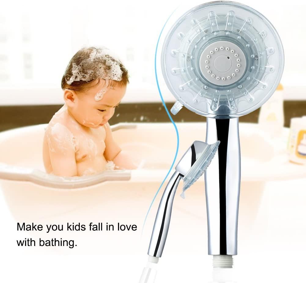 Đầu vòi hoa sen LED, Đầu vòi hoa sen cầm tay 7 màu thay đổi màu sắc