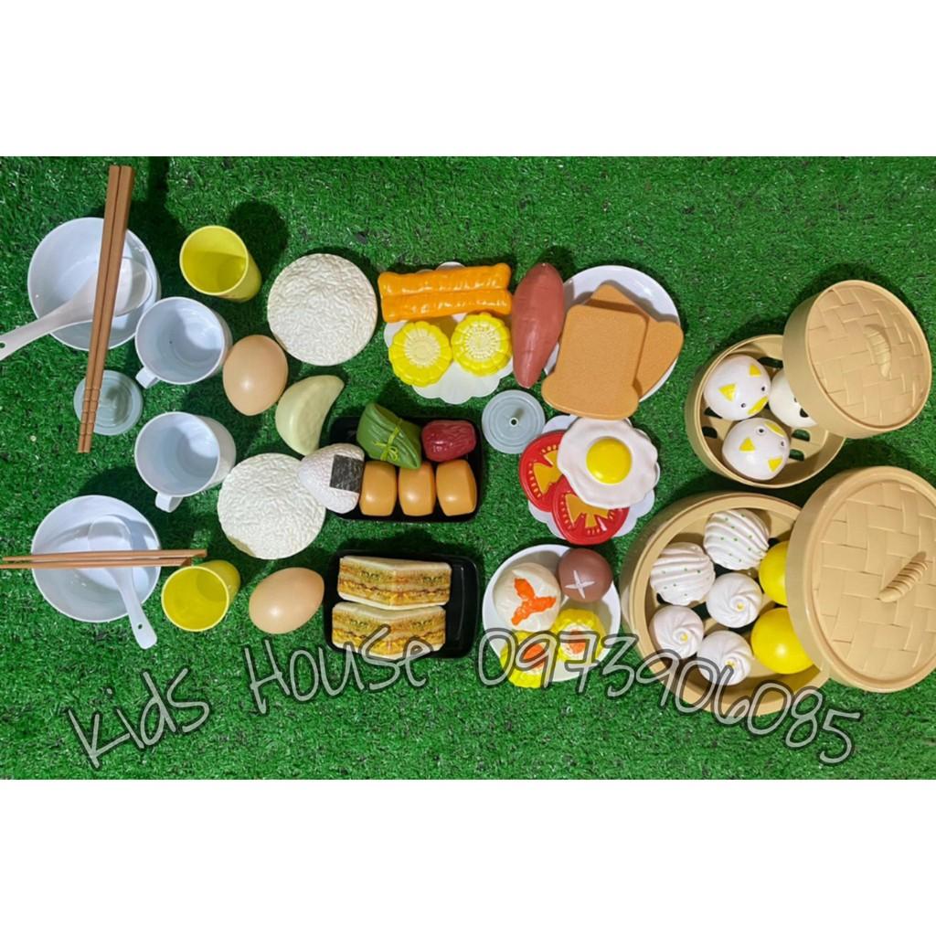 Bộ đồ chơi nấu ăn 60 chi tiết cho bé yêu - đồ chơi thông minh cho bé