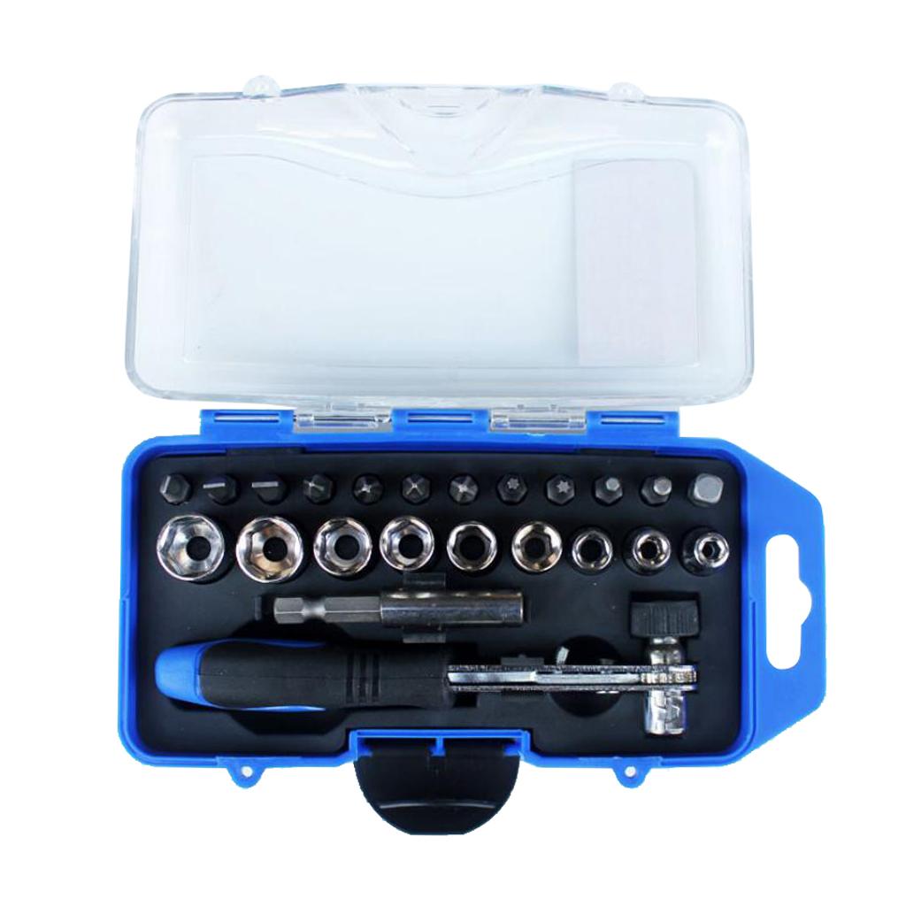 Ratchet Wrench Screwdriver Socket Screwdriver Bits -23pcs/Set