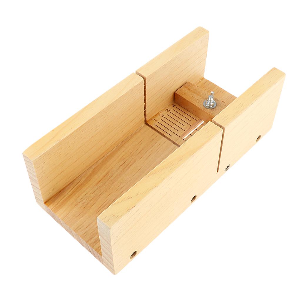 Precision Wooden Soap Loaf Mold Mould Cutter Box Trimming Making DIY Case