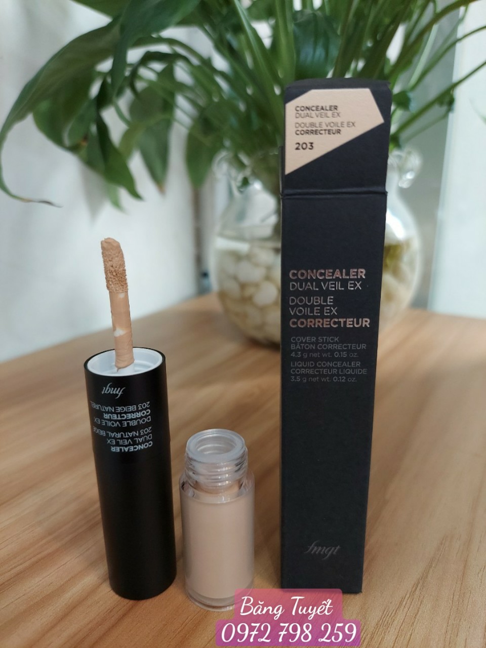 Che khuyết điểm 2 đầu Concealer Dual Veil FMGT The Face Shop (mẫu mới