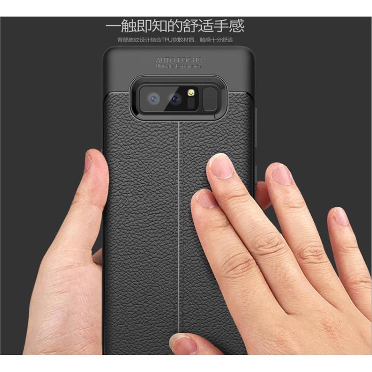 Cho Dòng SAMSUNG GALAXY NOTE 8 - ỐP CAO SU DẺO GIẢ DA.