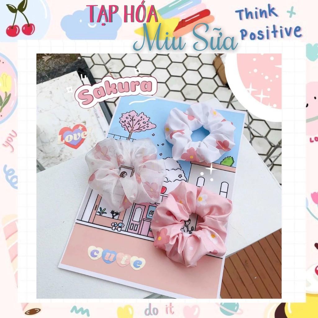 Buộc tóc Scrunchies mẫu xinh xỉu cho cô nàng dễ thương - MiuSua