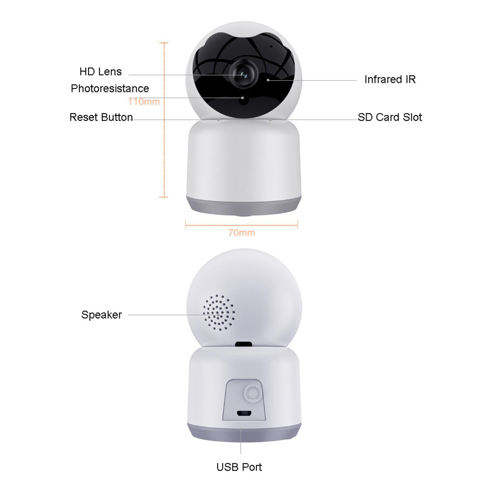 2MP Tuya Camera Infrared Micro  Recording  for Home Outdoor Cat