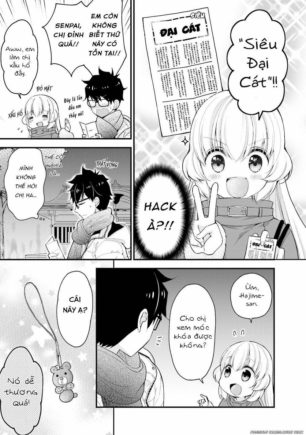 senpai kiêm bạn gái nhỏ nhắn của tôi rất dễ thương chapter 10 9