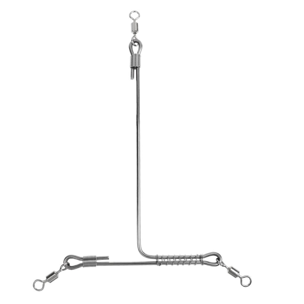 T-Shape Fishing Balance Stainless Steel Rolling Balance with Swivel