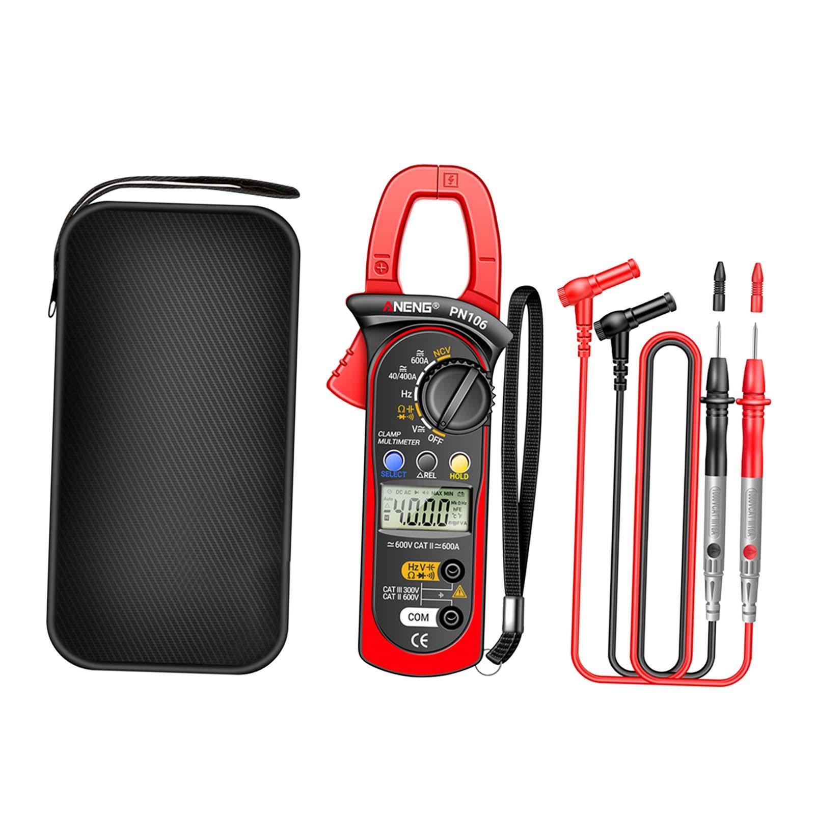 Digital Clamp Meter Voltage Meter Backlight Screen Auto Range Portable Professional Electrician Tool Multi Tester for Household Outlets Cars
