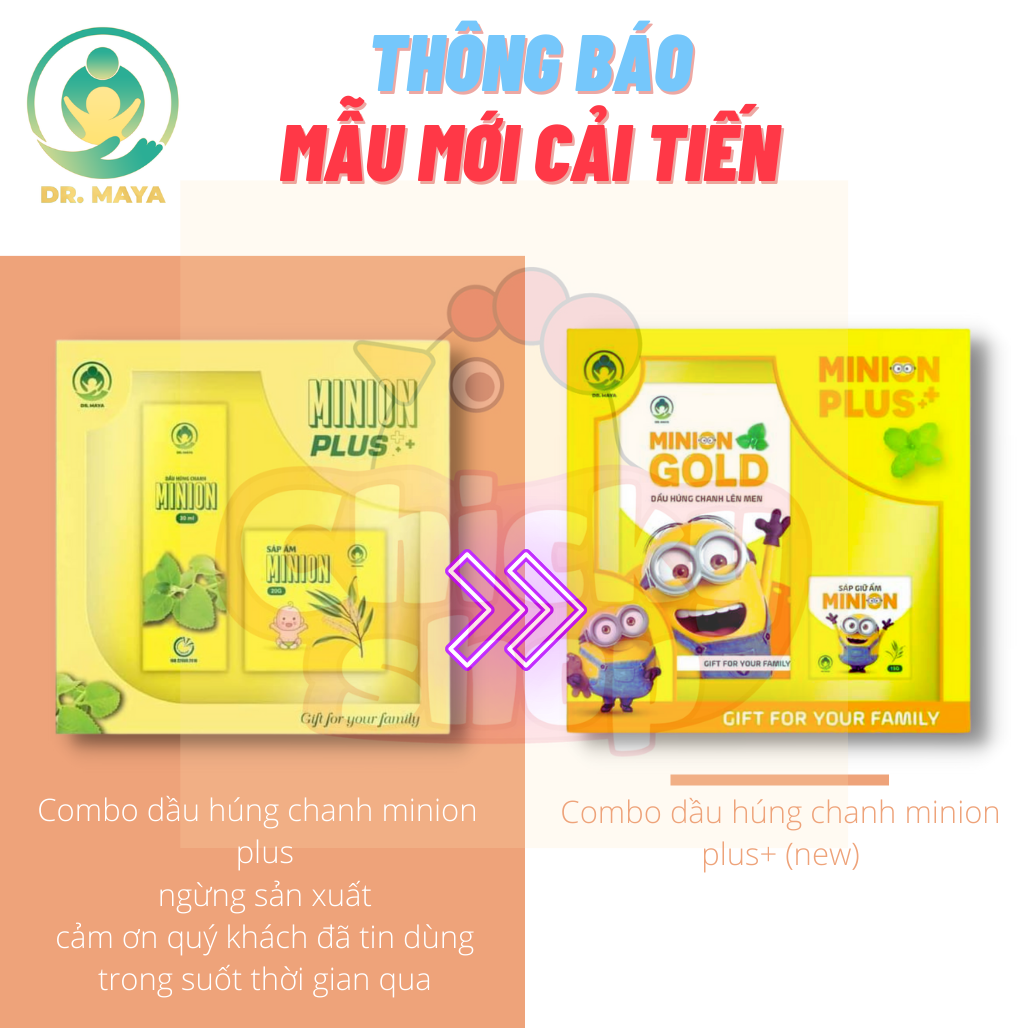 Combo Tinh dầu húng chanh minion Plus