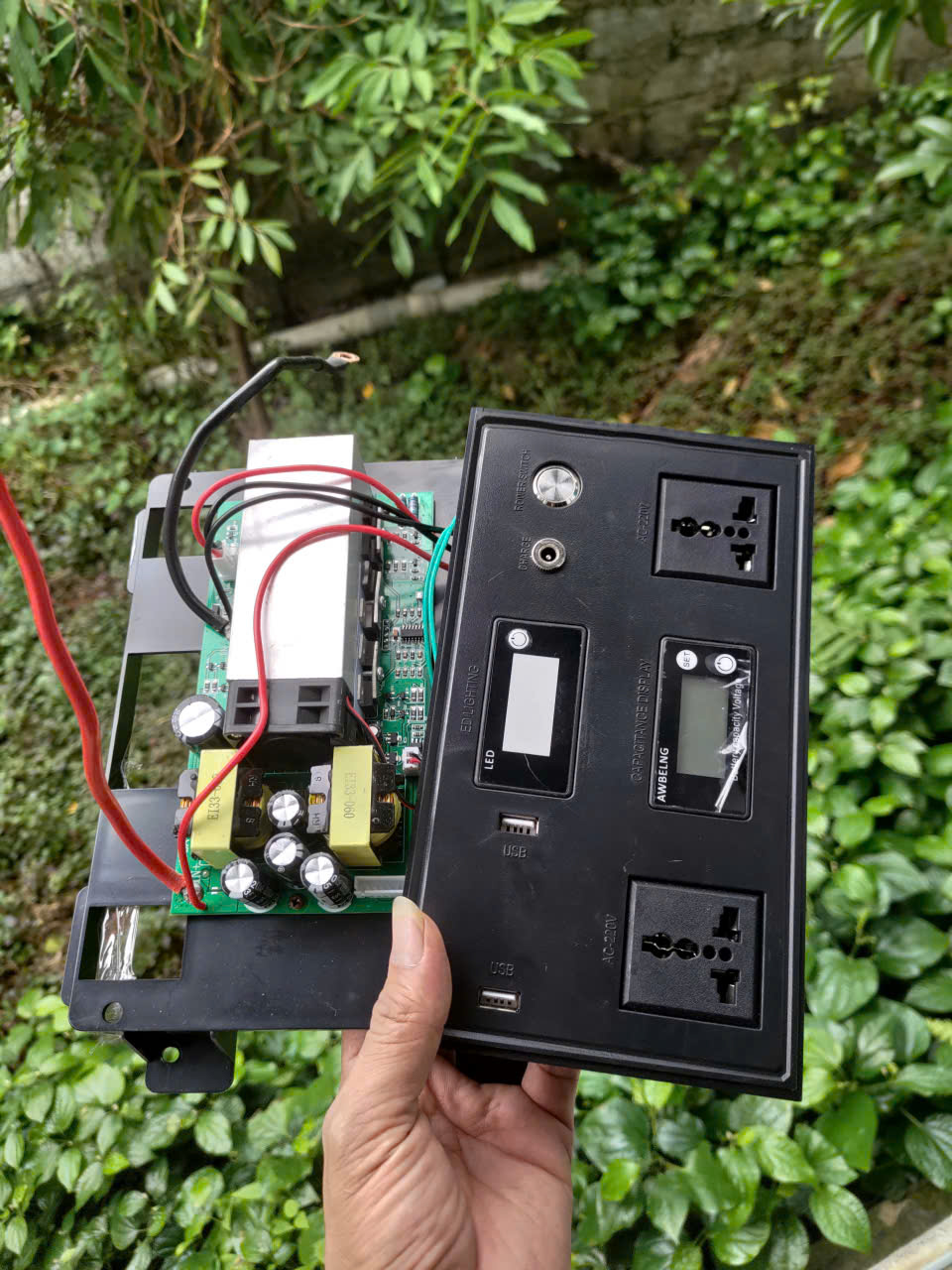 mạch kích 24v lên 220v đóng trạm sạc đa năng siêu bền tải 750w