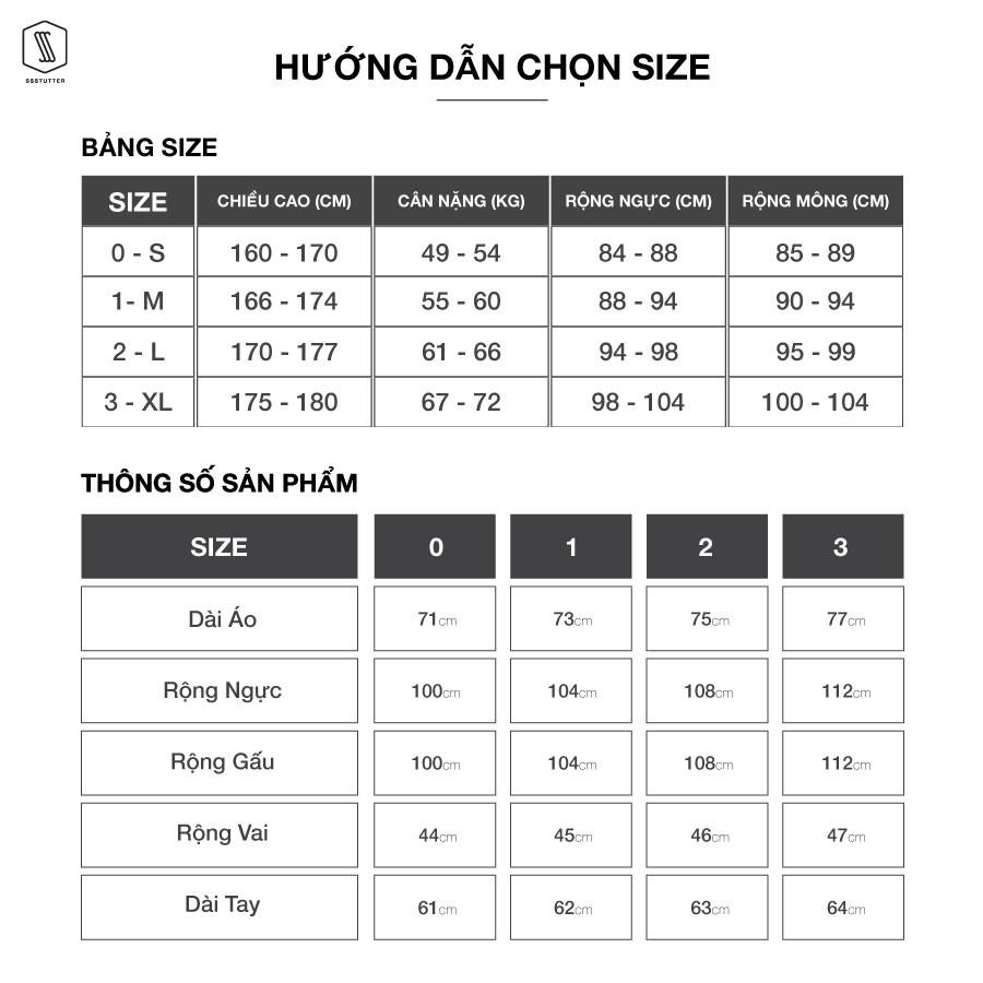 Áo sơ mi nam SSSTUTTER dài tay có túi cổ đức vải linen thoáng mát Letter Shirt