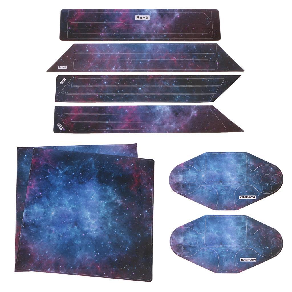For PS4 Pro Console Skin Cover Decal Sticker + 2 Controller Skin