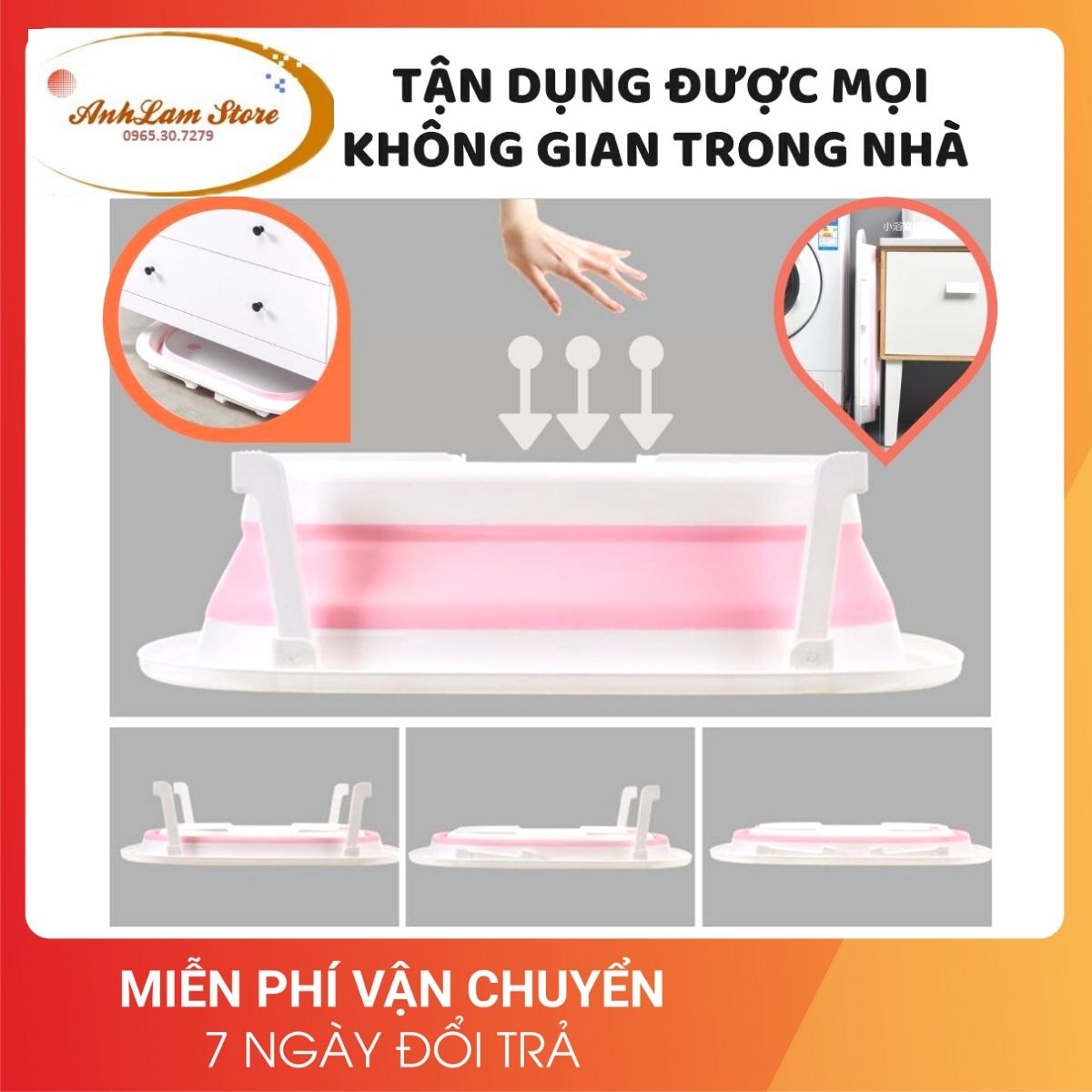 Chậu tắm cho bé thông minh kèm phao