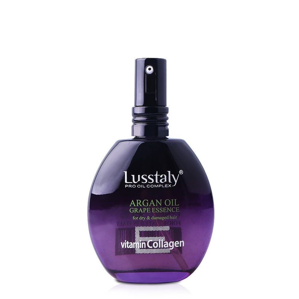 Tinh dầu Lusstaly Argan Oil Grape Essence dưỡng bóng suôn mượt tóc 50ml