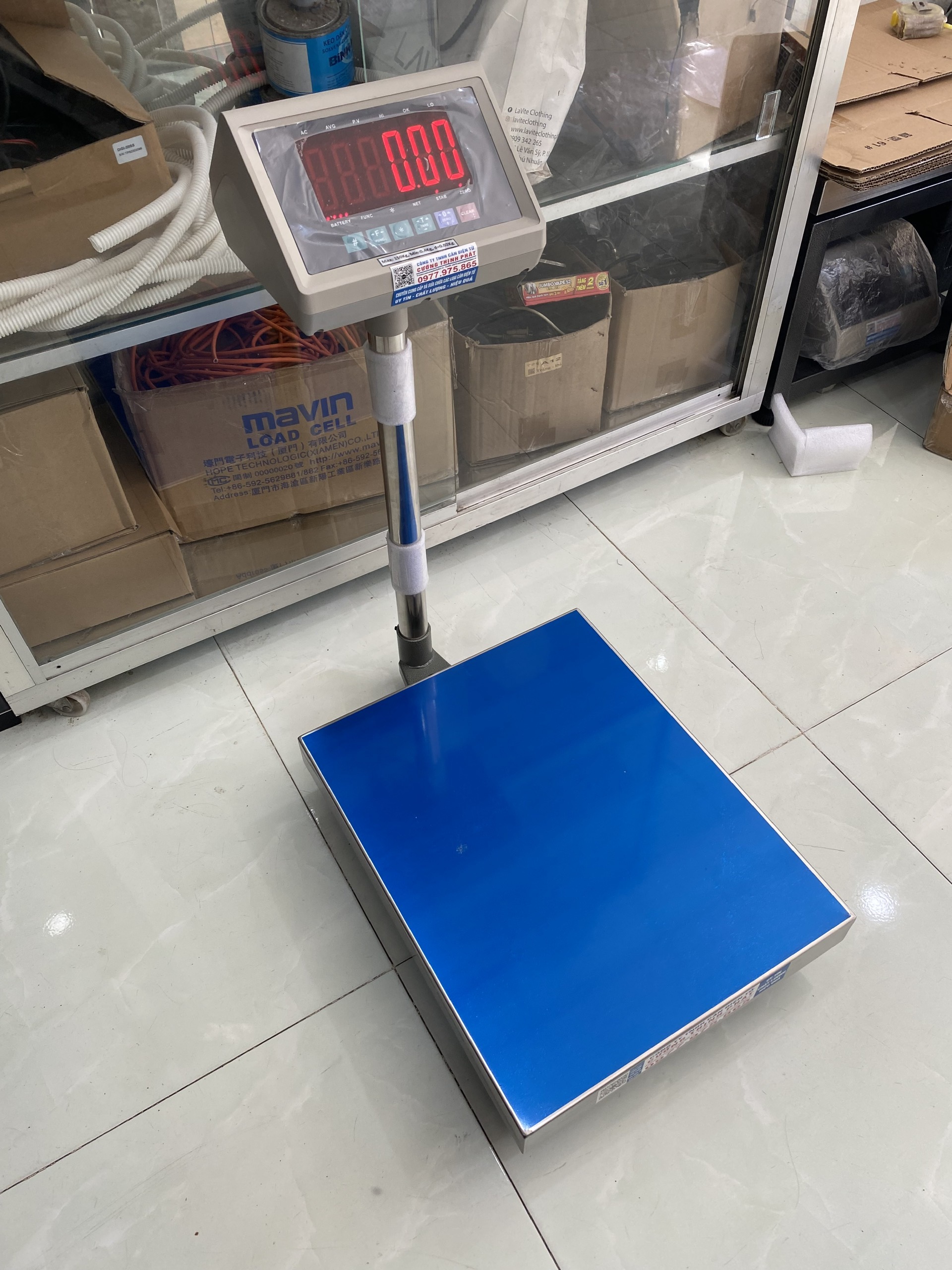 Cân Điện Tử Bàn A28, hiển thị 2 mặt 200kg, kích thước bàn 40x50cm