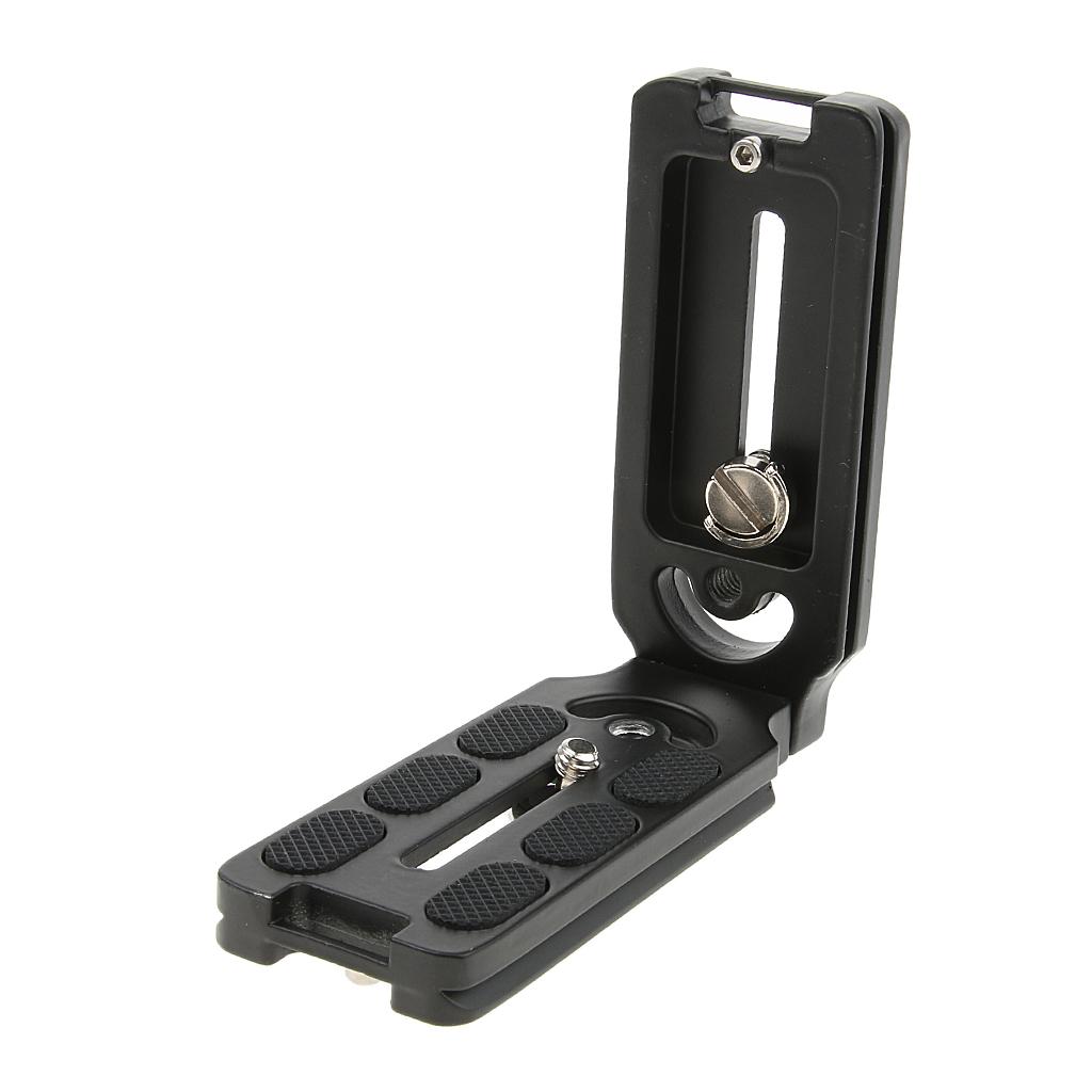Universal Vertical L Shaped Quick Release Plate Bracket Mount for SLR Camera