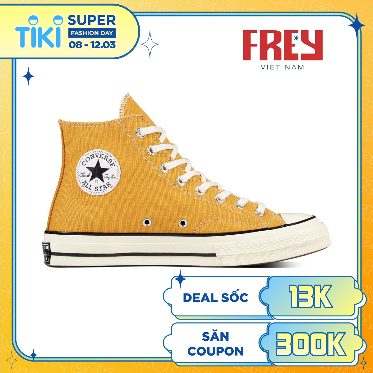 Giày Converse Chuck Taylor All Star 1970s Sunflower Hi Top - 162054C