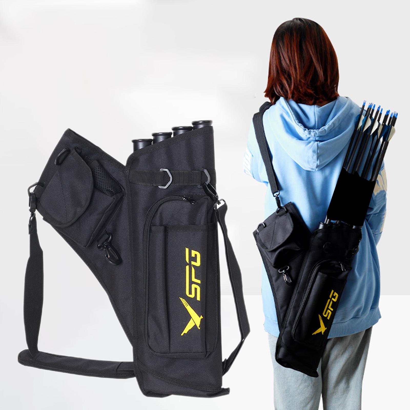Quiver Holder 4 Tubes Back Waist Shoulder Bag