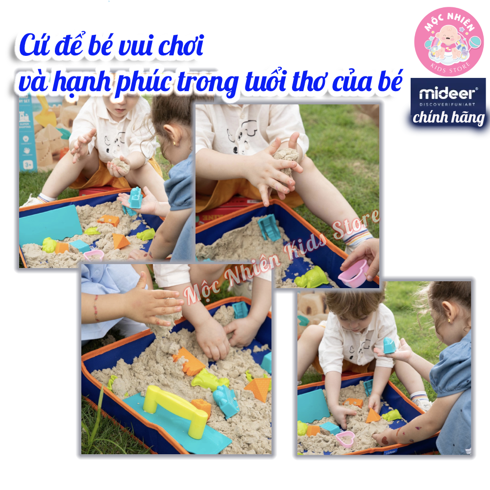 Đồ Chơi Cát Động Lực An Toàn Cho Bé Magic Sand - Thương hiệu Mideer - Dành Cho Bé Từ 3 Tuổi