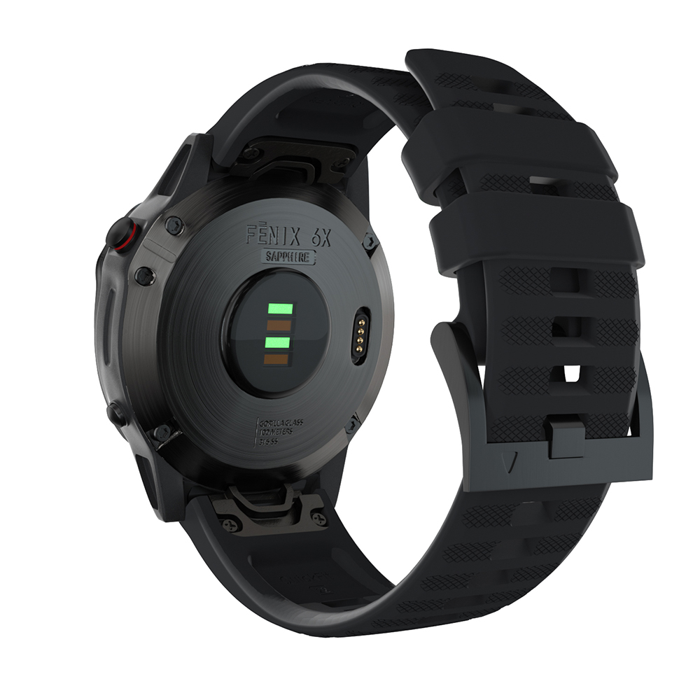 Dây Cao Su cho Garmin Epix Pro 42mm/Fenix 8s/7s/6s/5s (20mm) &amp; Garmin Epix Pro 47mm/Fenix 8/7/6/5/935/945 (22mm) &amp; Garmin Epix Pro 51mm/Fenix 8X/7X/6X/5X (26mm) - Hàng Chính Hãng
