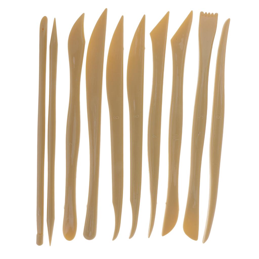 10 Pcs DIY Tools for Clay Pottery Ceramic Sculpting Sculpture Carving Clay