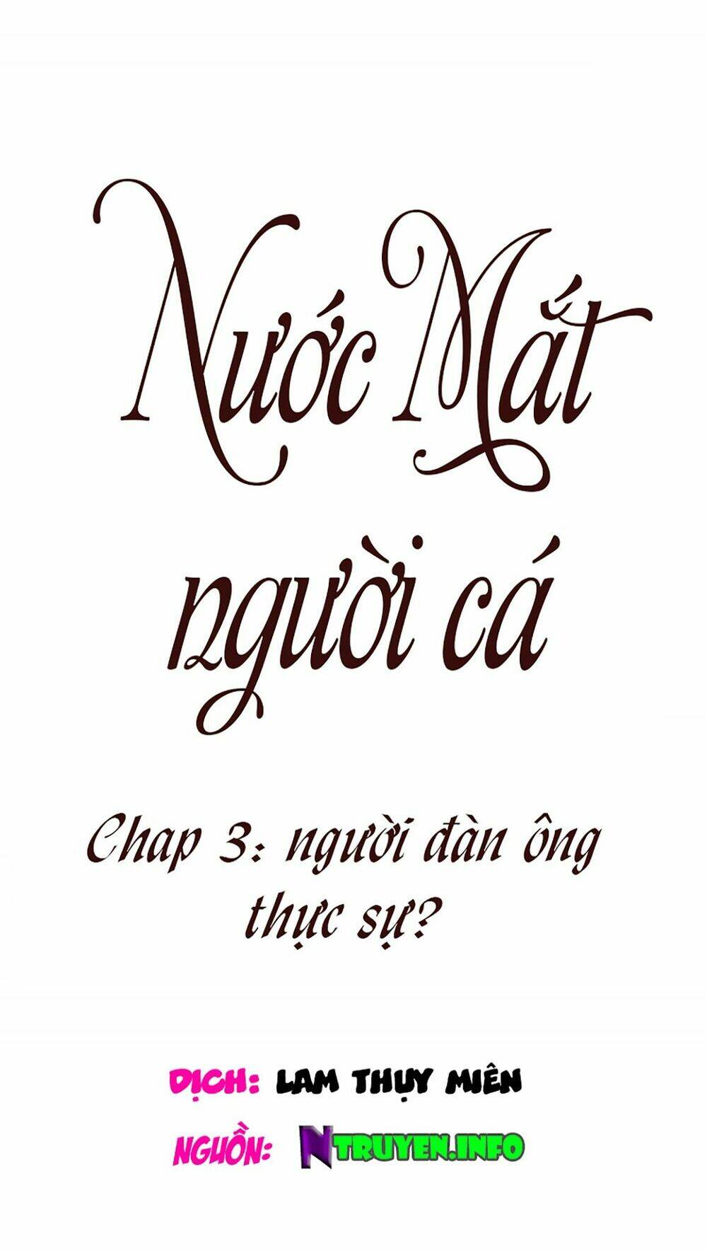 nước mắt người cá chapter 3 1