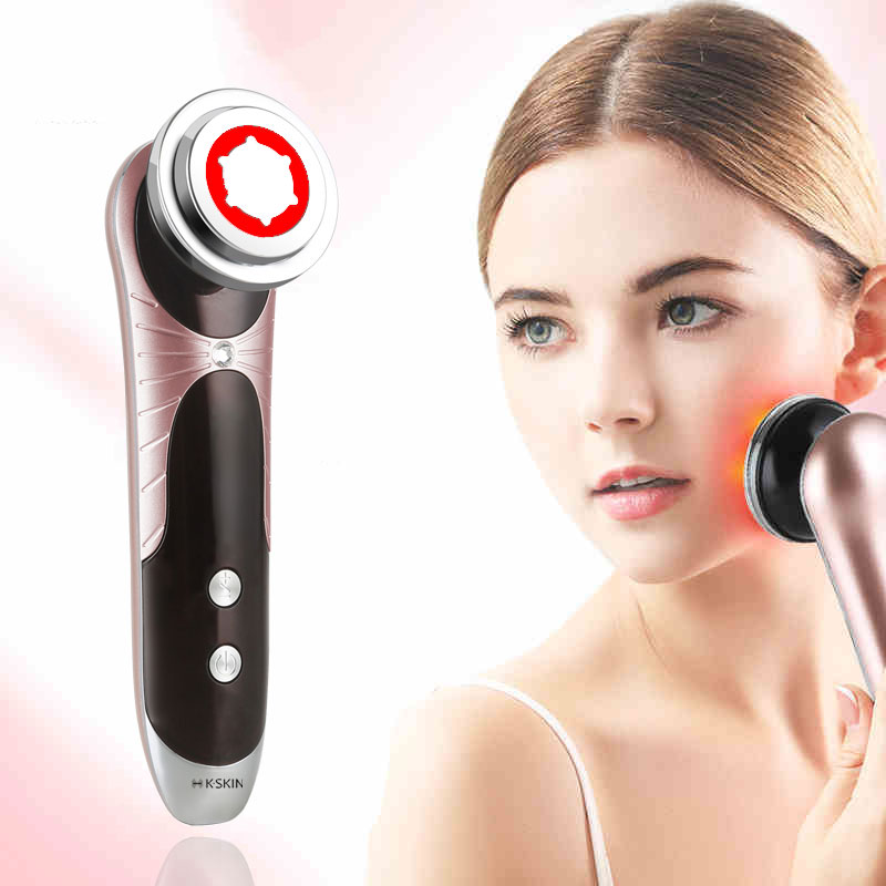 Búa Di Điện Cảm Ứng Kết Hợp Ánh Sáng Đỏ IPL, Giúp Trẻ Hóa Da, Nâng Cơ Mặt, Giảm Nếp Nhăn, Làm Sạch Sâu Kết Hợp Với Ánh Sáng Xanh Giảm Mụn và bã nhờn - Hàng Chính Hãng