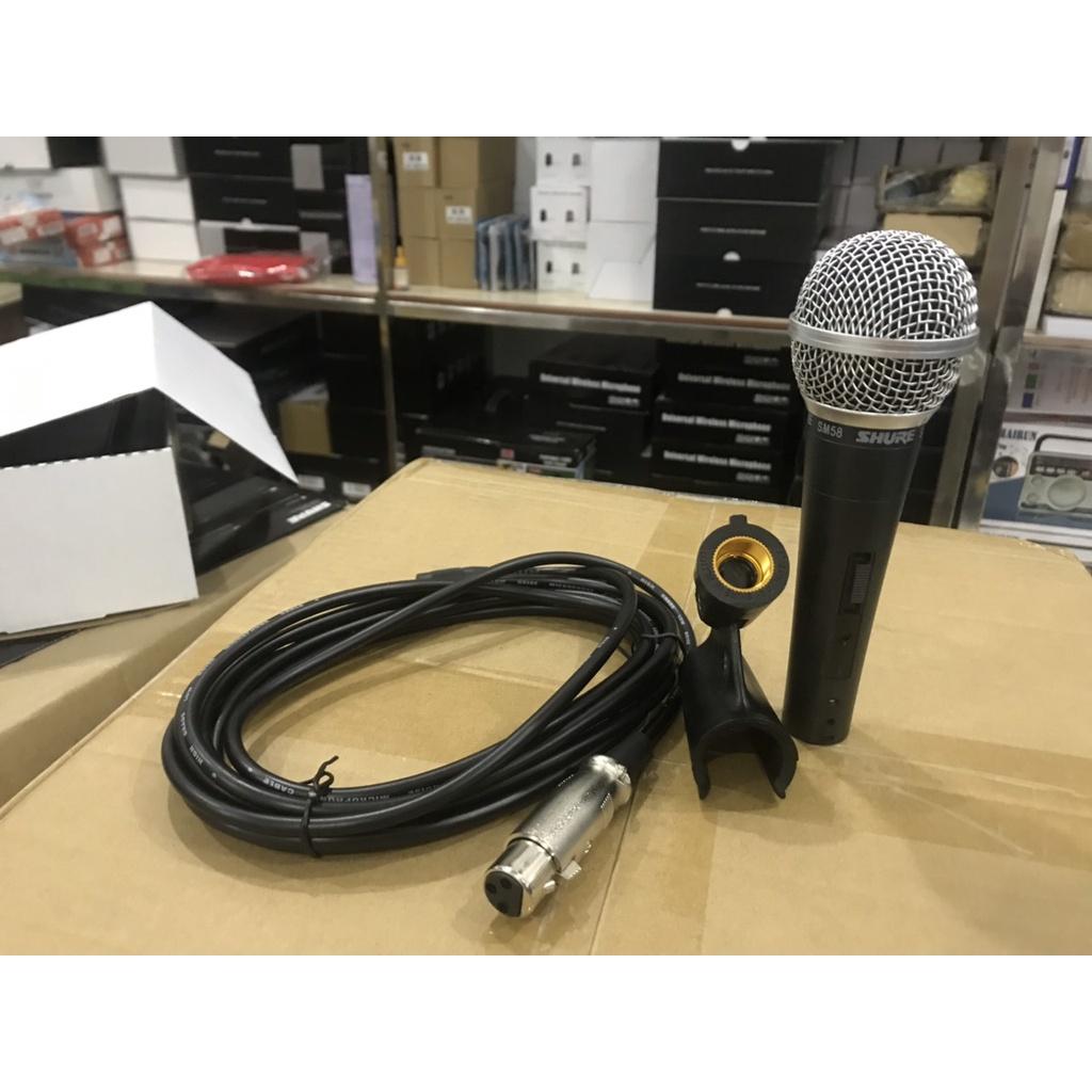 Micro có dây SM-58, mic hát karaoke hay