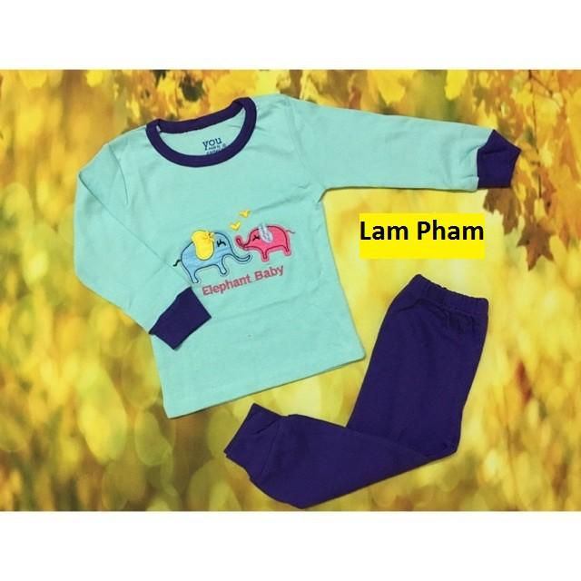 T2.16_Bộ carter bé gái hình voi ngộ nghĩnh 1-5y