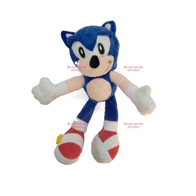 Thú bông SONIC 28cm - màu xanh