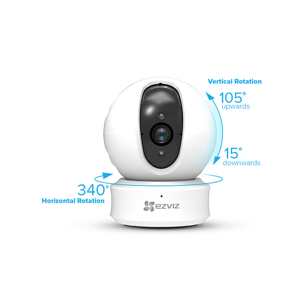 Camera IP Không Dây Wifi EZVIZ CS-CV246 1.0M HD720P Quay Quét 355 Độ - Hàng chính hãng