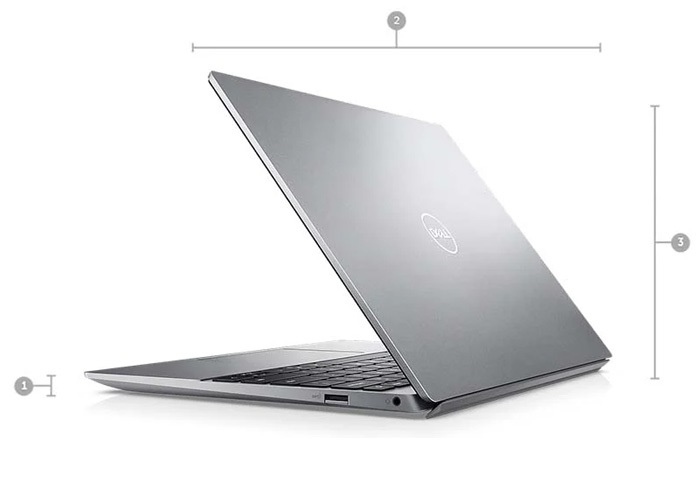 Máy tính xách tay Dell Vostro 5320 M32DH1 (Core i5 1240P/ 8GB/ 256GB SSD/ Intel Iris Xe Graphics/ 13.3inch Full HD+/ Windows 11 Home/ Grey/ Vỏ nhôm) - Hàng chính hãng