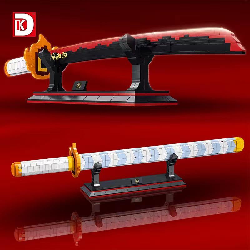 (790 chi tiết)Bộ đồ chơi lắp ráp kiểu Lego Demonn Slayerrr Sword of Flame Diệt quỷ thanh kiếm lửa model DK1503