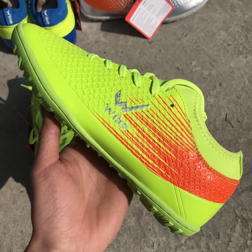 Siêu Phẩm bóng đá chính hãng Wika Flash cổ thun cao cấp _ giày đá bóng sân phủi