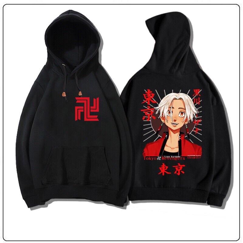 Áo Hoodie Nỉ Dài TOKYO REVENGERS MIKEY, MANJIRO , SANO DRAKEN ANIME Nam Nữ Đủ Size