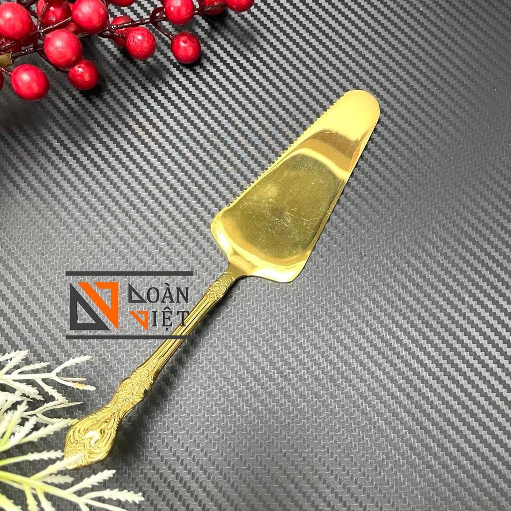 [Mẫu Mới] Xẻng xúc bánh Pizza SIÊU ĐẸP. Dụng cụ xúc bánh 2 trong 1 RĂNG CƯA cắt bánh, kiểu dáng CỔ ĐIỂN - SANG TRỌNG. Ch