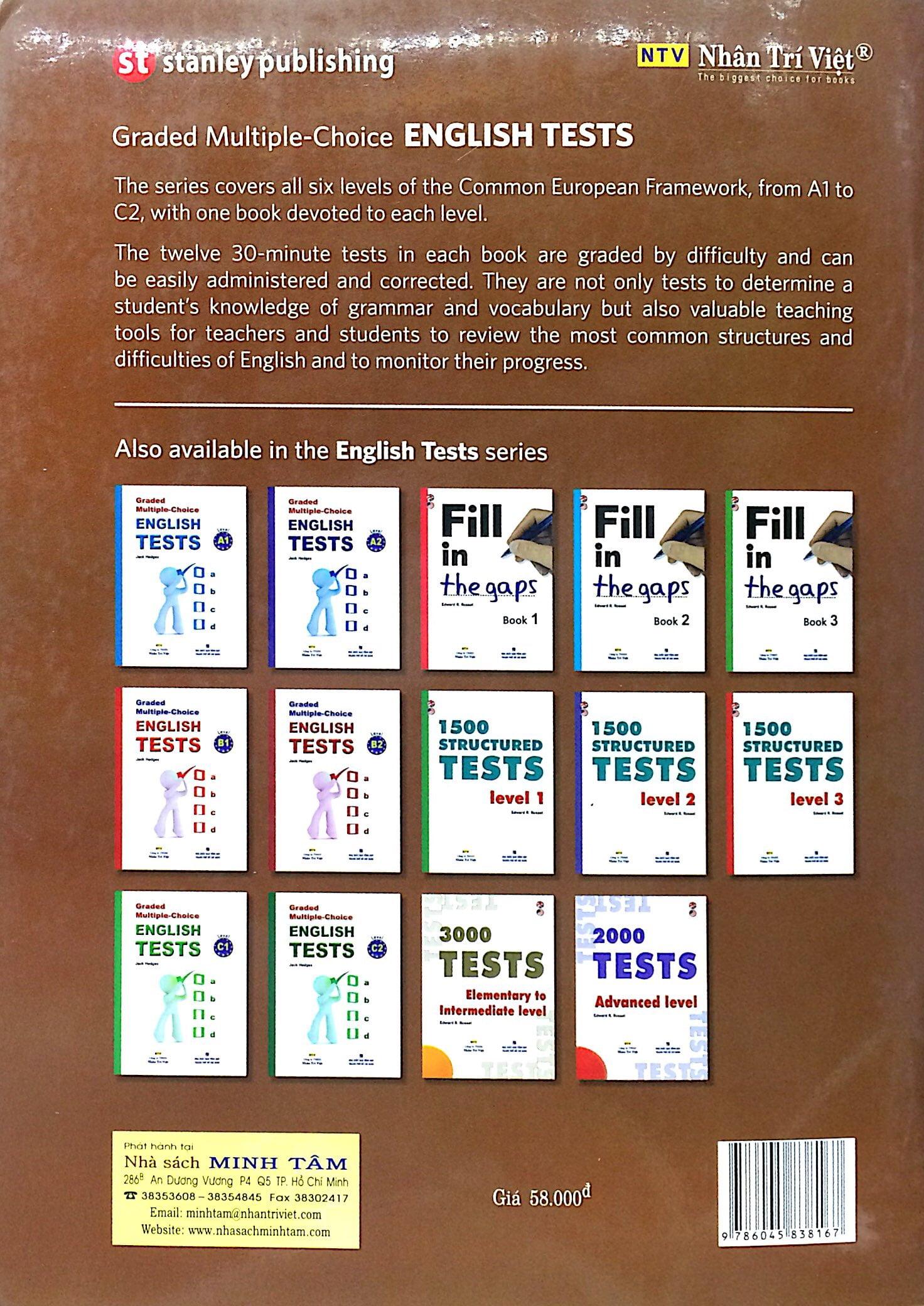 Graded Multiple - Choice English Test Level B2 (Không CD)