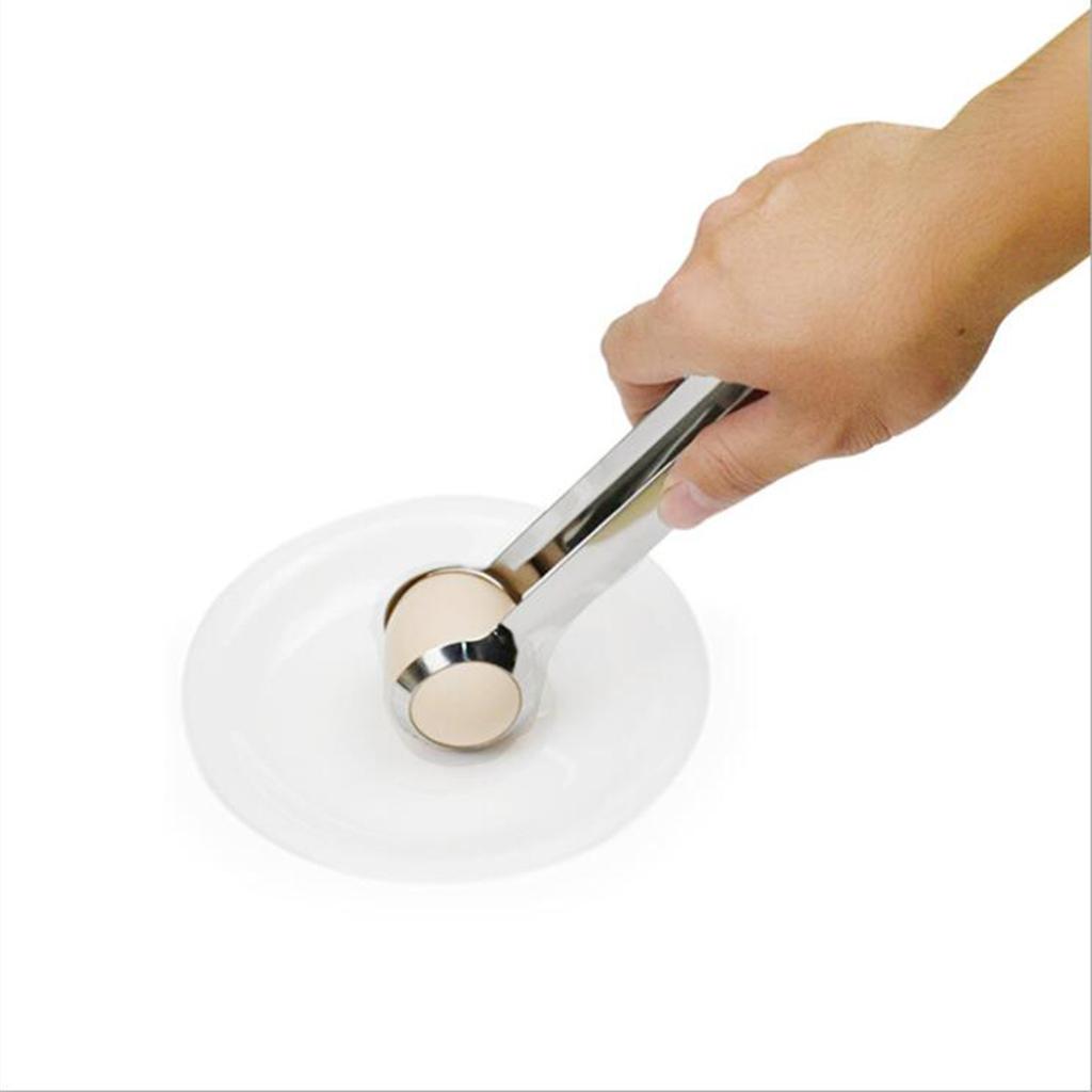 Stainless Steel Tweezers Kitchen Egg Tongs Clip Culinary Frying Food Tongs
