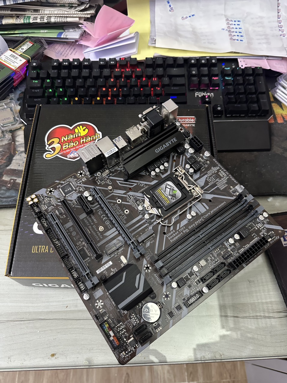 Bo Mạch Chủ (Mainboard) GIGABYTE B365M D3H (HÀNG CHÍNH HÃNG)