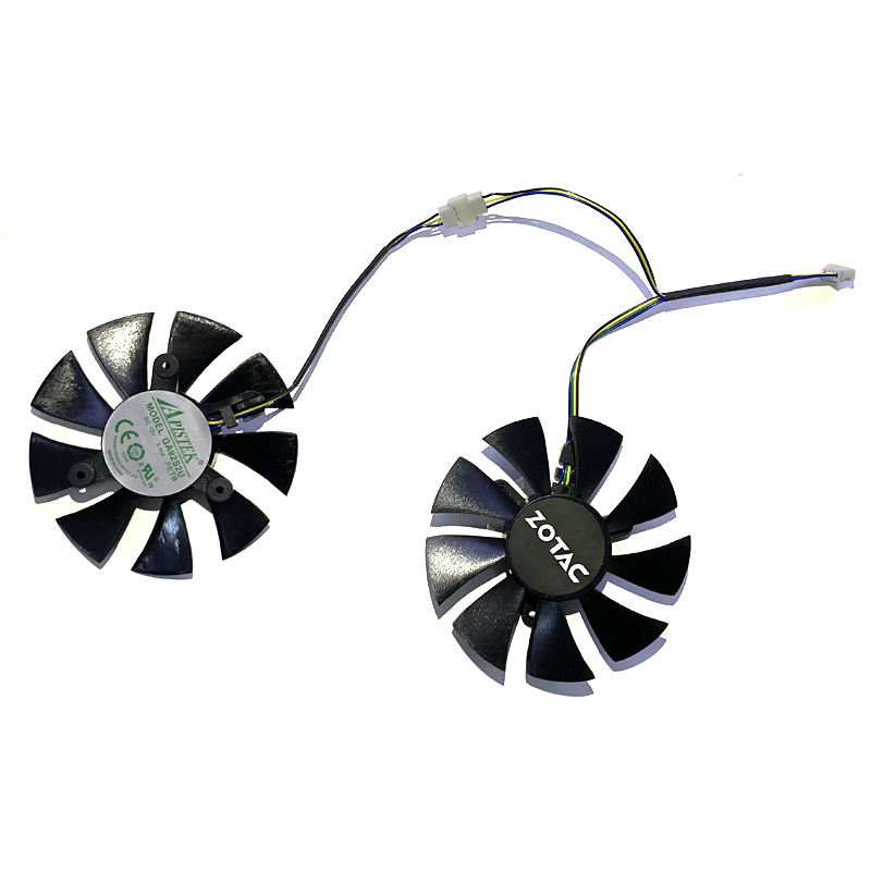 2pcs/lot DIY GA92S2U 85MM 4PIN R&X 2060 GPU Fan For R&X2060-6GD6 Destroyer SM HA Graphics card Cooling Fans