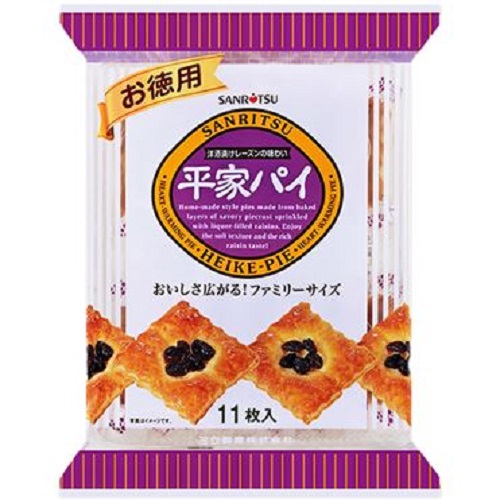 Bánh nướng nho khô Sanritsu gói 180gr (12 bánh)