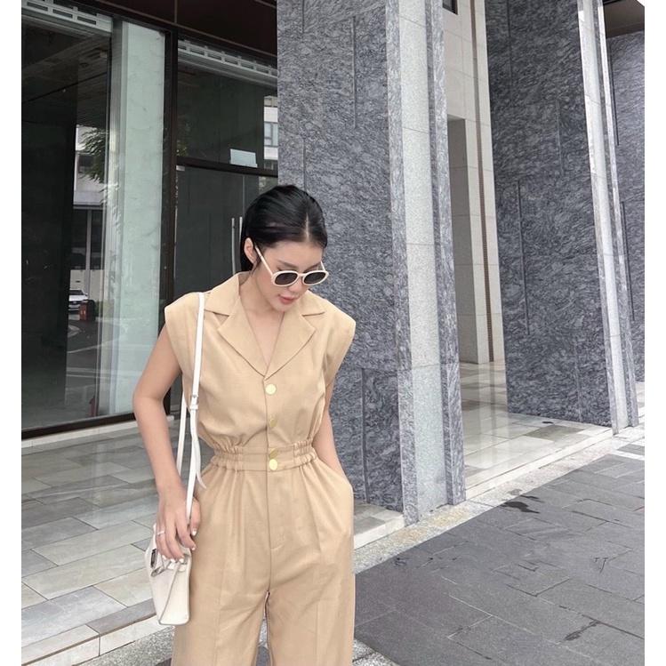JUMPSUIT VEST QUẦN ỐNG RỘNG