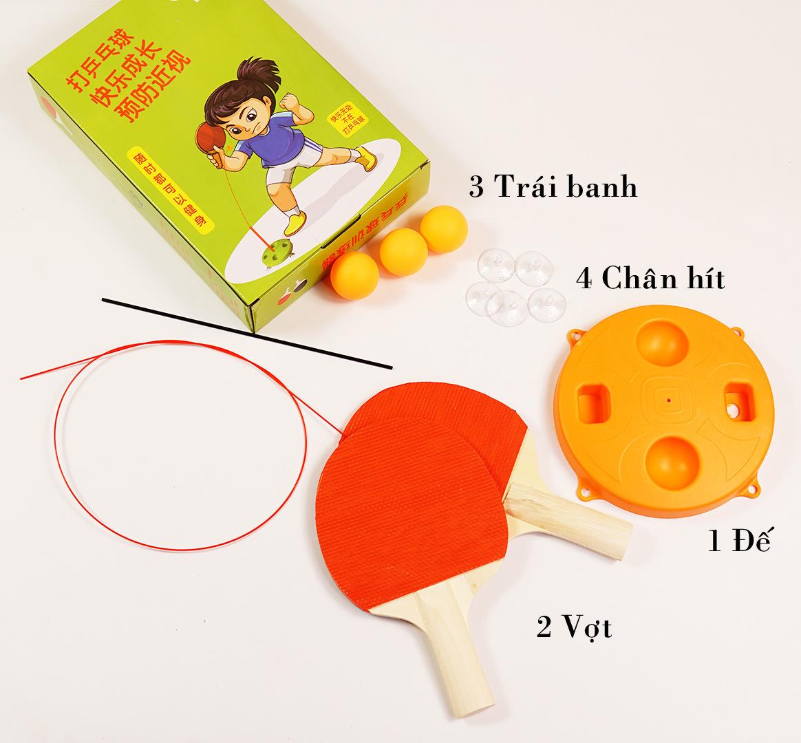 Bóng Bàn Tập Phản Xạ Loại Tốt Dành Cho Trẻ, Giúp Trẻ Năng Động Khỏe Mạnh  - Hàng Chất Lượng