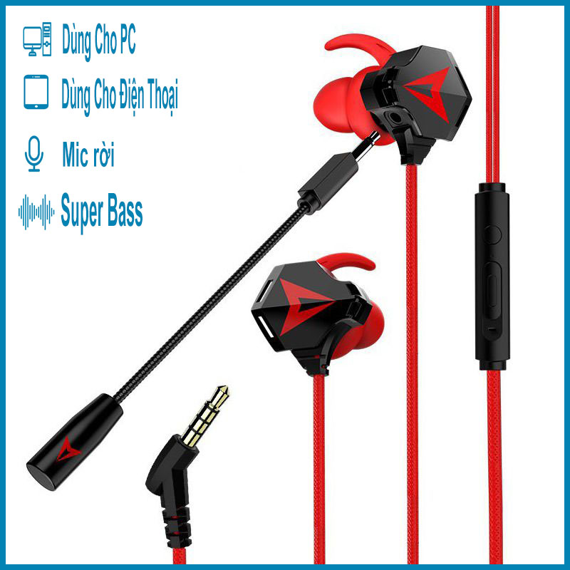 Tai nghe gaming có mic G901 dùng được cho điện thoại và máy tính + Tặng đế xem phim cho điện thoại