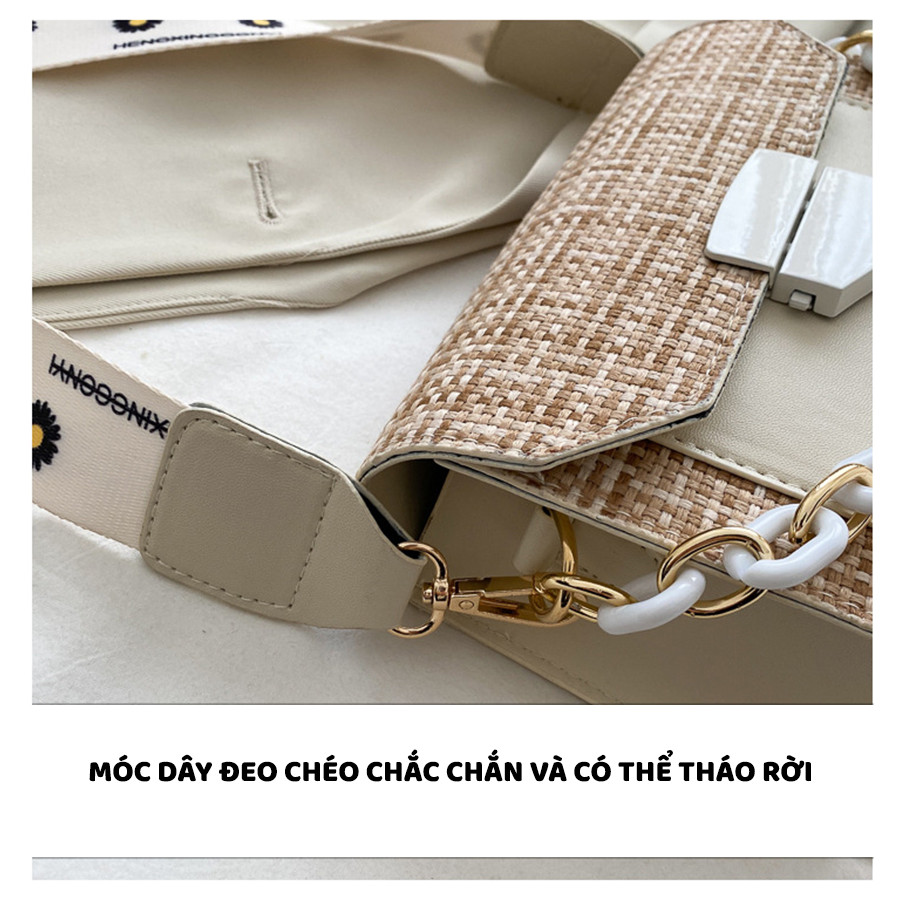 Túi Xách Đeo Chéo Màu Sắc Trẻ Trung Phong Cách Hàn Quốc - Mã TUI03